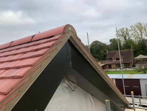 This is a photo of a roof repair in Eastbourne. Installed by Eastbourne Roofing Solutions