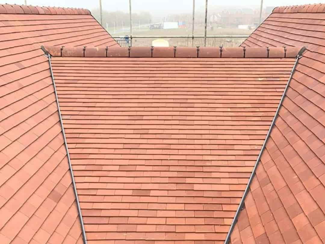 This is a photo of a new build roof installed in Eastbourne. Installed by Eastbourne Roofing Solutions